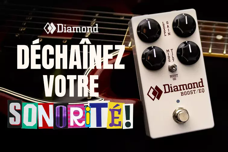Augmentez l’intensité avec le nouveau suramplificateur Diamond à égalisation.